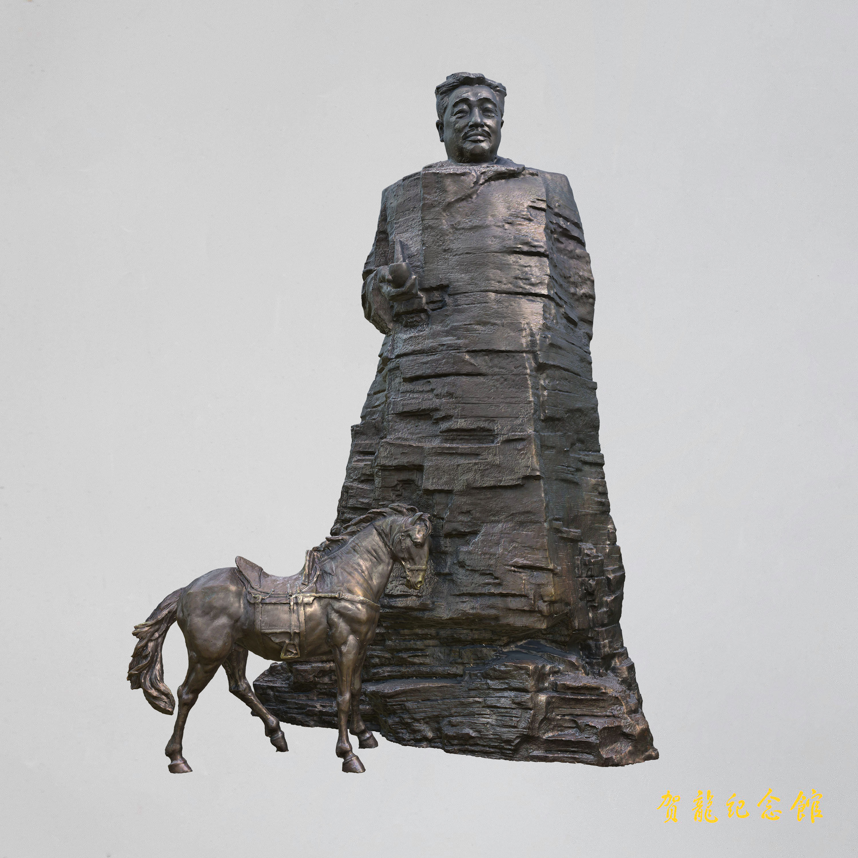 张家界戎马雕像