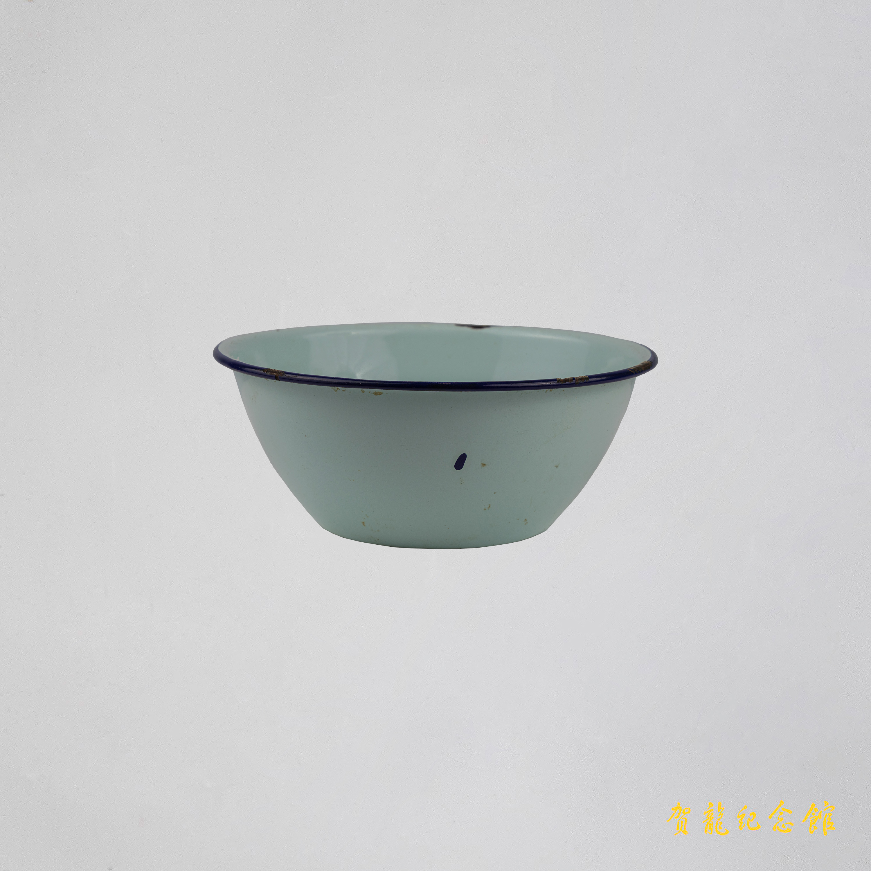 范子瑜将军用过的瓷碗（天青色）